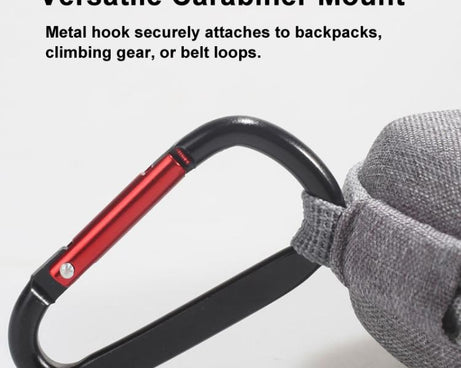 For Insta360 GO Ultra Carrying Case Shockproof EVA Portable Travel Storage Bag With Carabiner Clip