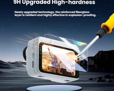 Screen Protector & Lens Film Kit Tempered Glass + Hydrogel HD Protection