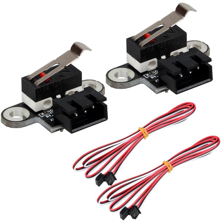 2pcs Vertical Mechanical Limit Switch Light-Touch Stroke Reset Switch 3D Printer Accessories