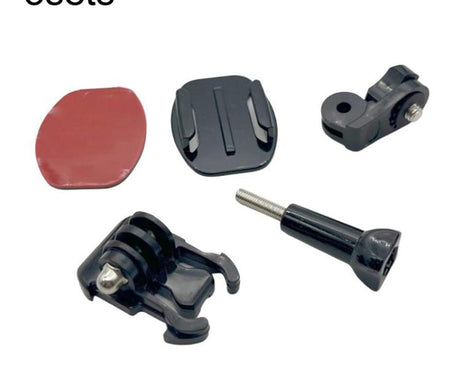 3sets 1/4 Screw Adapter Quick-Release Base Motorcycle Helmet Accessory Base