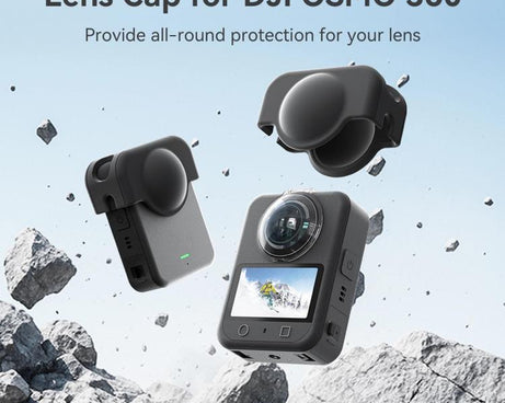 For DJI Osmo 360 aMagisn Silicone Lens Cap Anti-scratch Lens Protective Case