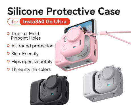 For Insta360 Go Ultra aMagisn Silicone Protective Case Kit All-round Protection Shell