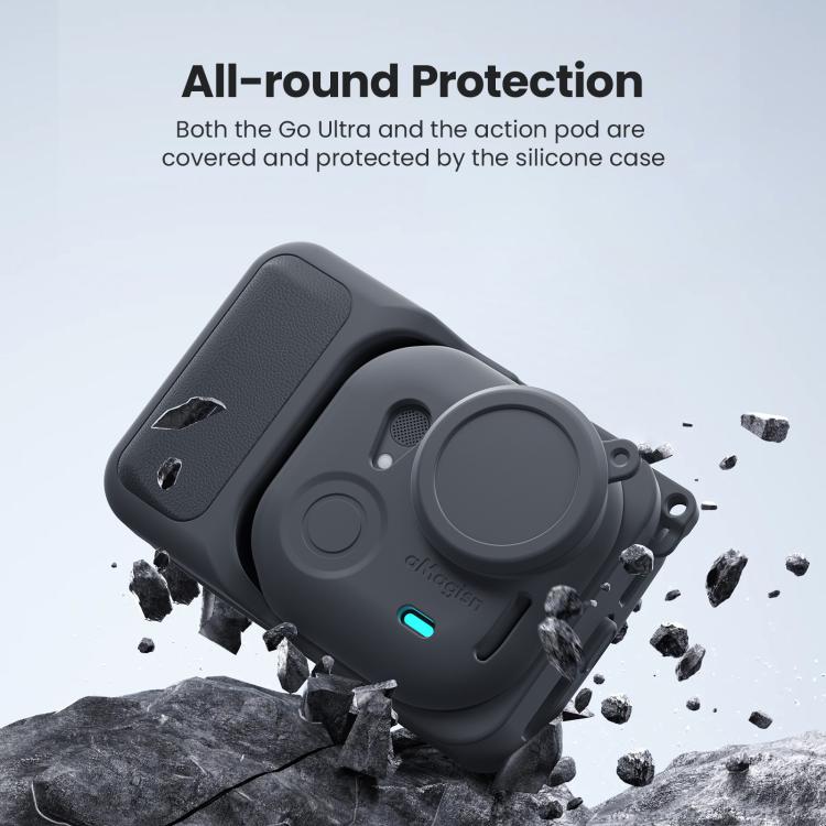 For Insta360 Go Ultra aMagisn Silicone Protective Case Kit All-round Protection Shell