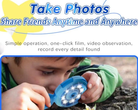 HM020-C Handheld Children Electronic Magnifier HD 2MP Digital Microscope