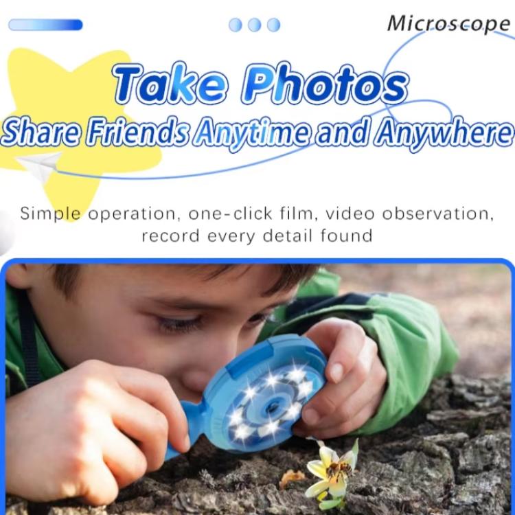 HM020-C Handheld Children Electronic Magnifier HD 2MP Digital Microscope