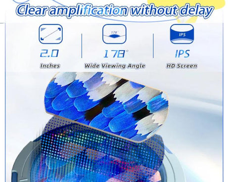 HM020-C Handheld Children Electronic Magnifier HD 2MP Digital Microscope