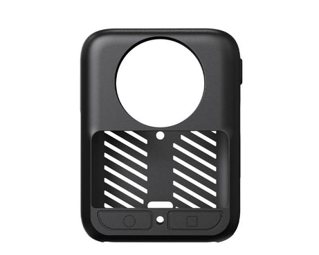 For DJI Osmo 360 Silicone Case Anti-Scratch Shock-Absorbing Dustproof Cover, Black, With Lens Cap