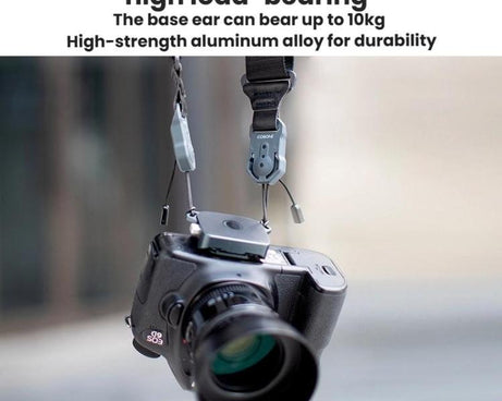 COBONE XQC-1 Camera Shoulder Strap Quick-Mount Clip Base Universal DSLR Tripod Head Adapter Base