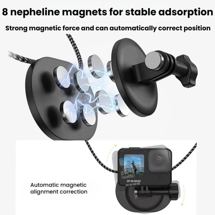 Universal Action Camera Magnetic Lanyard Camera Neck-Mount Bracket
