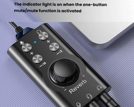 USB / Type-C To 3.5mm 7.1 Surround Sound Computer Voice Changer External Sound Card For Mobile Computer Streaming