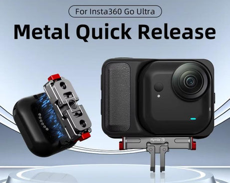 For Insta360 Go Ultra Flymile Magnetic Quick-Release Adapter Aluminum Alloy Mount Extension Accessory