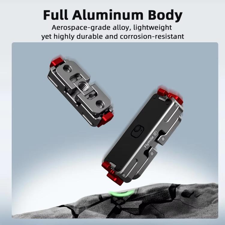 For Insta360 Go Ultra Flymile Magnetic Quick-Release Adapter Aluminum Alloy Mount Extension Accessory