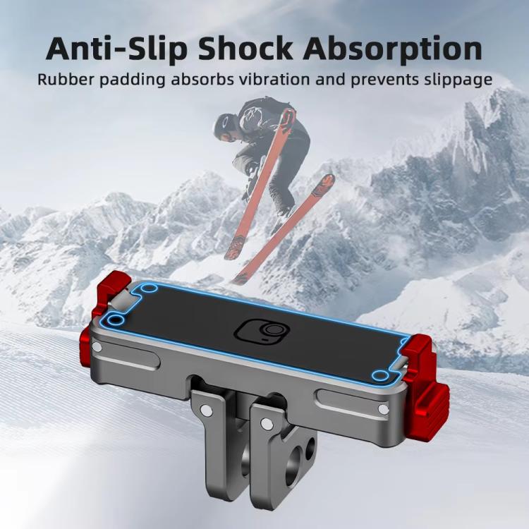 For Insta360 Go Ultra Flymile Magnetic Quick-Release Adapter Aluminum Alloy Mount Extension Accessory