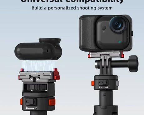 For Insta360 Go Ultra Flymile Magnetic Quick-Release Adapter Aluminum Alloy Mount Extension Accessory