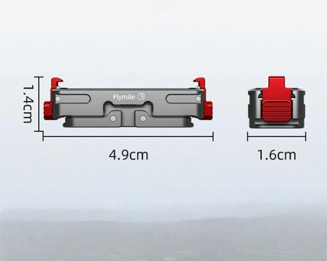 For Insta360 Go Ultra Flymile Magnetic Quick-Release Adapter Aluminum Alloy Mount Extension Accessory