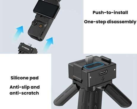CYNOVA OP3-XDT-CY For DJI Osmo Pocket 3 Mini Quick-Release Tripod