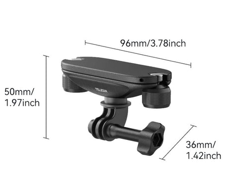 TELESIN S3-JFM-03-TDJ Backpack Quick-Release Mount Universal Backpack Clip For Action Cameras
