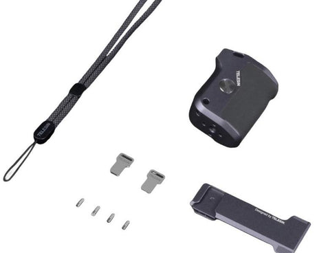 TELESIN Camera Grip Kit For GoPro HERO9 Black / HERO10 Black / HERO11 Black / HERO12 Black / HERO13 Black, Without Camera Cage, With Camera Cage