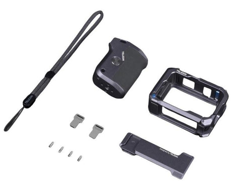TELESIN Camera Grip Kit For GoPro HERO9 Black / HERO10 Black / HERO11 Black / HERO12 Black / HERO13 Black, Without Camera Cage, With Camera Cage