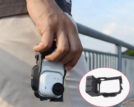 For Insta360 GO Ultra Street Photography Grip Kit Handheld Shooting Expansion Cage Frame