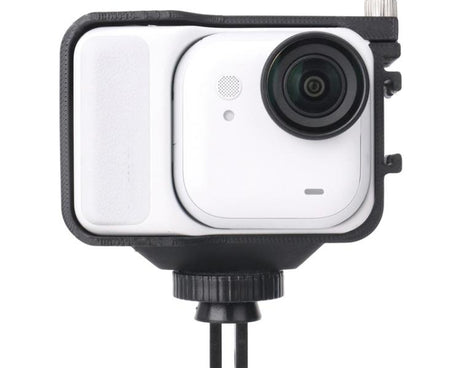 For Insta360 GO Ultra PC Expansion Cage with 1/4-inch Screw Hole & Cold Shoe Mount