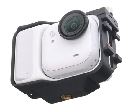 For Insta360 GO Ultra PC Expansion Cage with 1/4-inch Screw Hole & Cold Shoe Mount