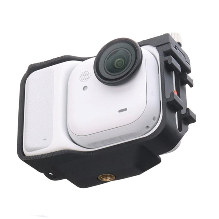 For Insta360 GO Ultra PC Expansion Cage with 1/4-inch Screw Hole & Cold Shoe Mount