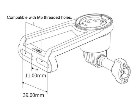 Original Multifunctional Bike Mount Kit Independent Handlebars For DJI Osmo