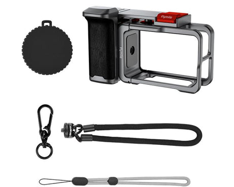 Flymile Street Shooting Handle Kit for DJI Osmo Action 5 Pro/4/3 Action Camera Aluminum Expansion Cage