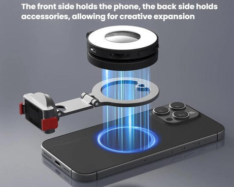 For DJI Osmo Action 3 / 4 / 5 Pro / Osmo 360 Flymile Quick-Release Magnetic Mount