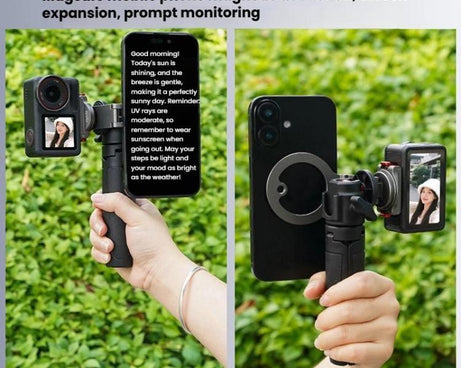 For DJI Osmo Action 3 / 4 / 5 Pro / Osmo 360 Flymile Quick-Release Magnetic Mount