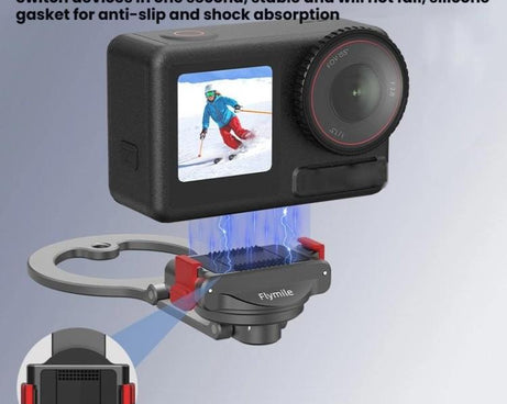 For DJI Osmo Action 3 / 4 / 5 Pro / Osmo 360 Flymile Quick-Release Magnetic Mount