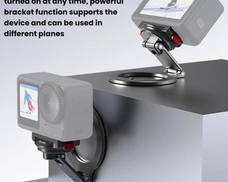 For DJI Osmo Action 3 / 4 / 5 Pro / Osmo 360 Flymile Quick-Release Magnetic Mount