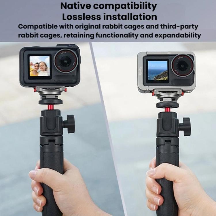 For DJI Osmo Action 3 / 4 / 5 Pro / Osmo 360 Flymile Quick-Release Magnetic Mount