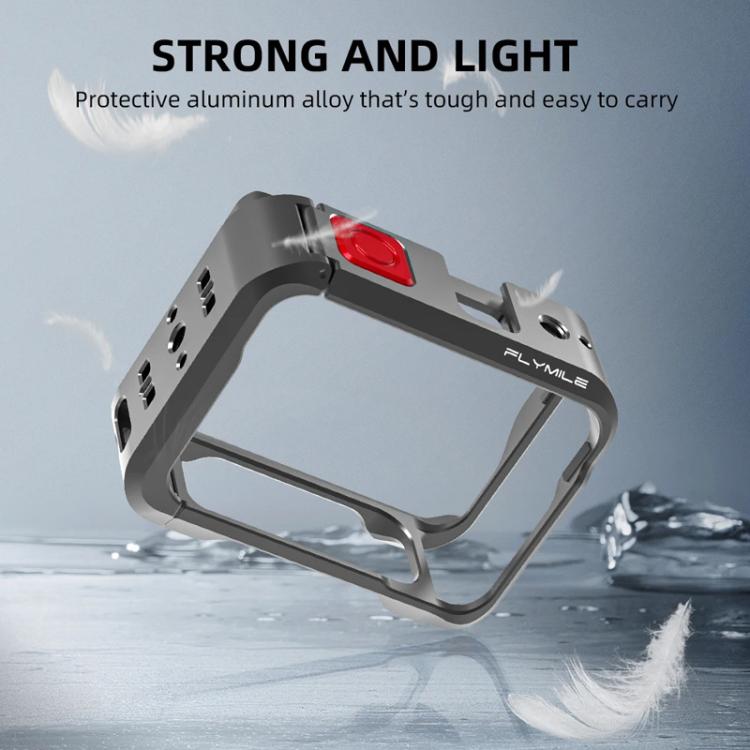 For Insta360 Ace Pro / Ace Pro 2 Flymile Rabbit Cage Metal Protective Frame Extension Action Camera Accessories