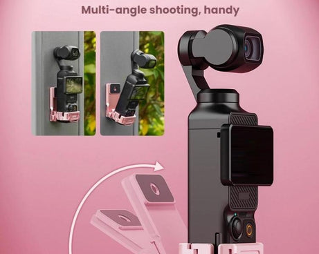 For DJI Osmo Pocket 3 BRDRC Magnetic Mount Expandable Back Clip Adapter