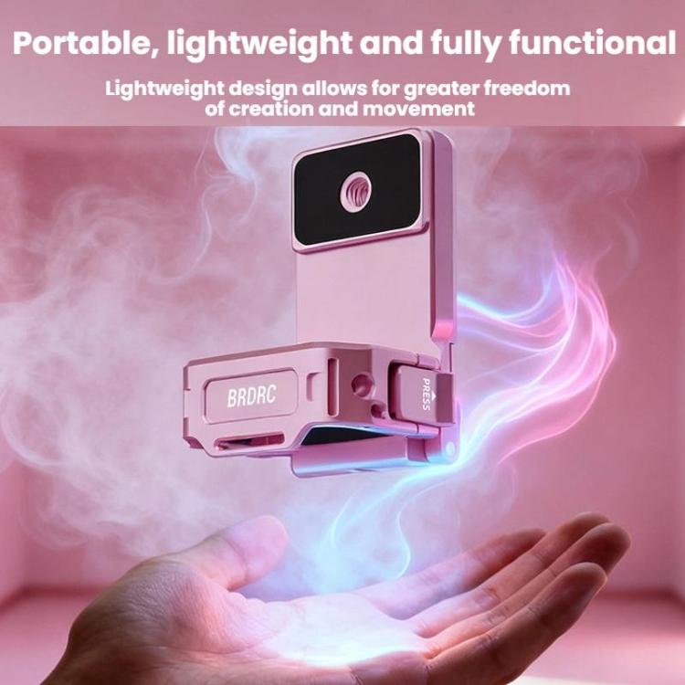 For DJI Osmo Pocket 3 BRDRC Magnetic Mount Expandable Back Clip Adapter