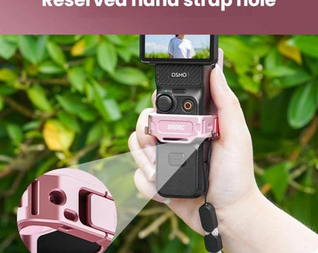 For DJI Osmo Pocket 3 BRDRC Magnetic Mount Expandable Back Clip Adapter