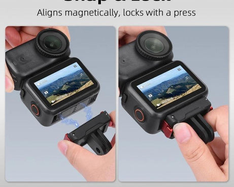 For DJI Osmo Nano Magnetic Quick-Release Base Two-Jaw Bracket, For DJI Osmo Nano