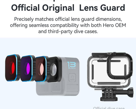 aMagisn Dive Filter for GoPro HERO13 Black /12 Black /11 Black /11 Black mini /10 Black /9 Black