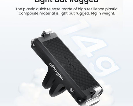 For Insta360 Go Ultra Camera aMagisn Quick Release Magnetic Base Plastic Mount Adapter