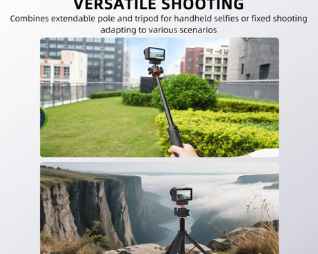 Flymile AC5012_5 Extended Selfie Stick Holder Magnetic Quick Release Tripod