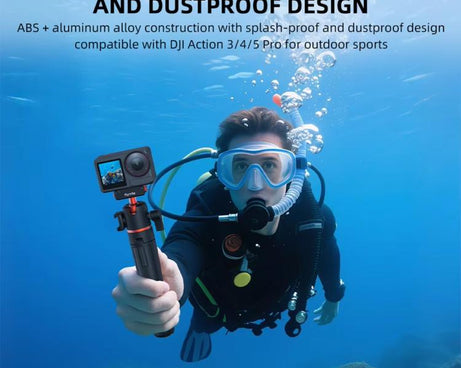 Flymile AC5012_5 Extended Selfie Stick Holder Magnetic Quick Release Tripod