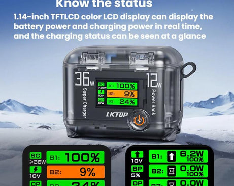 Multi-Functional Battery Charging Organizer For DJI Osmo 360 / Action 5 Pro / Action 4 / Action 3