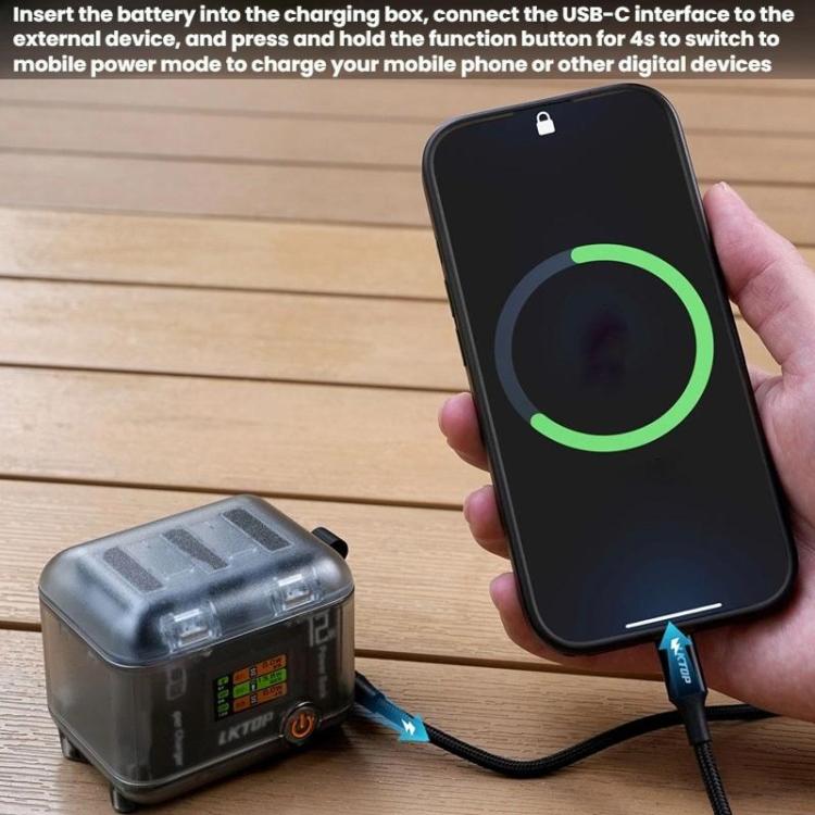 Multi-Functional Battery Charging Organizer For DJI Osmo 360 / Action 5 Pro / Action 4 / Action 3