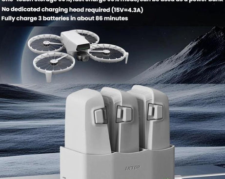 LKTOP FC326 65W 3-Channel Battery Charge Manager