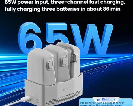 LKTOP FC326 65W 3-Channel Battery Charge Manager