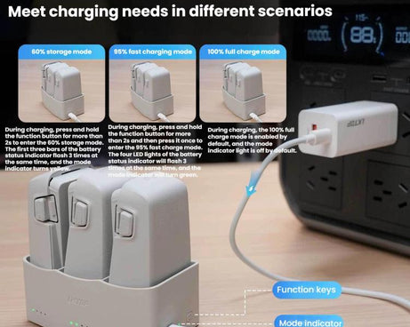 LKTOP FC326 65W 3-Channel Battery Charge Manager