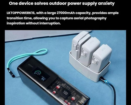 LKTOP FC326 65W 3-Channel Battery Charge Manager