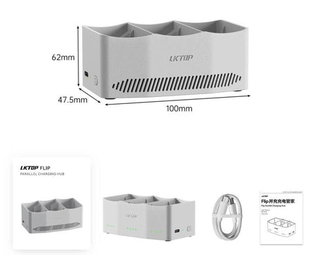 LKTOP FC326 65W 3-Channel Battery Charge Manager